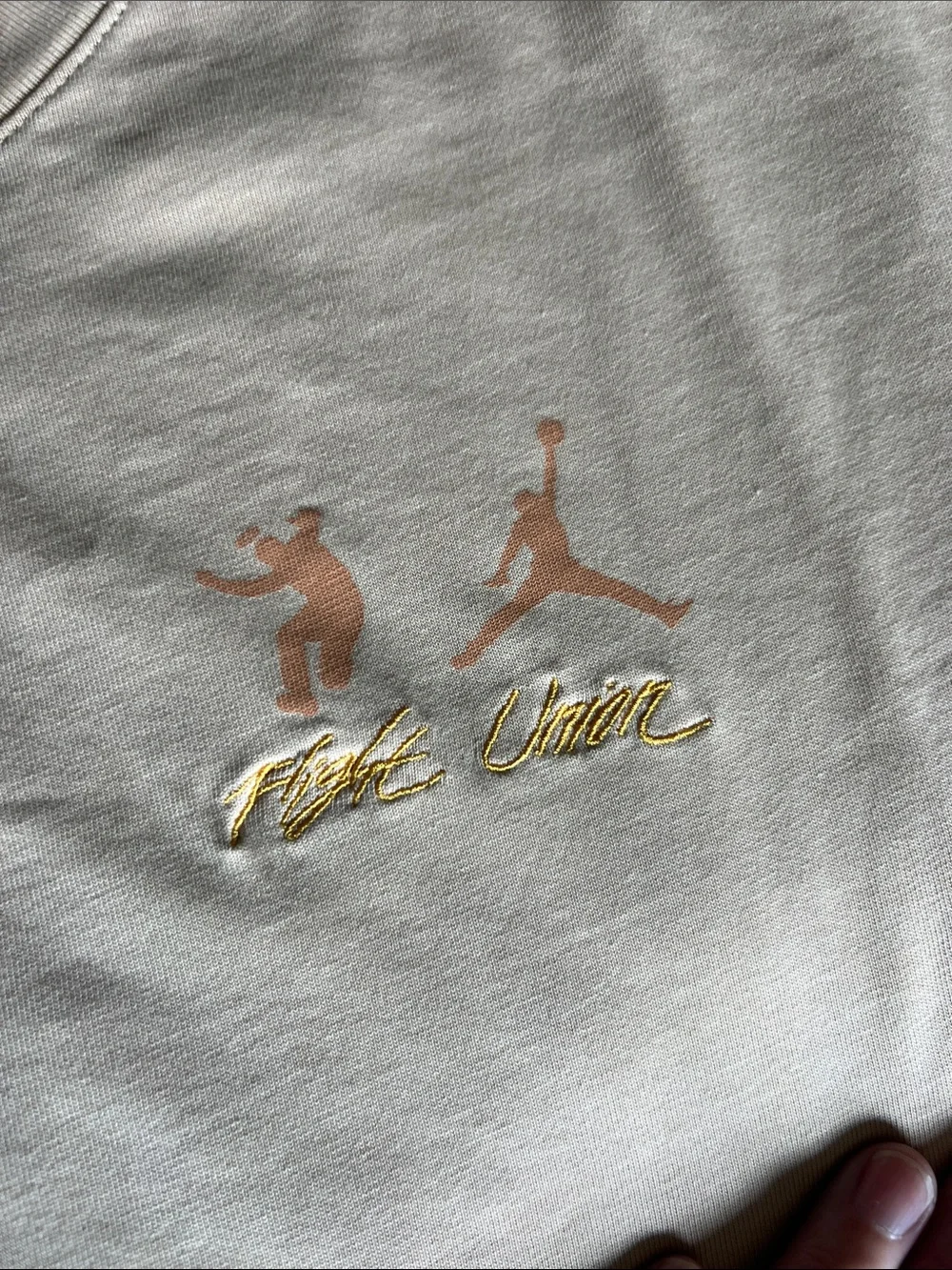 Jordan x Union M J T-Shirt White Onyx (Beige) -Large- DM2843-268